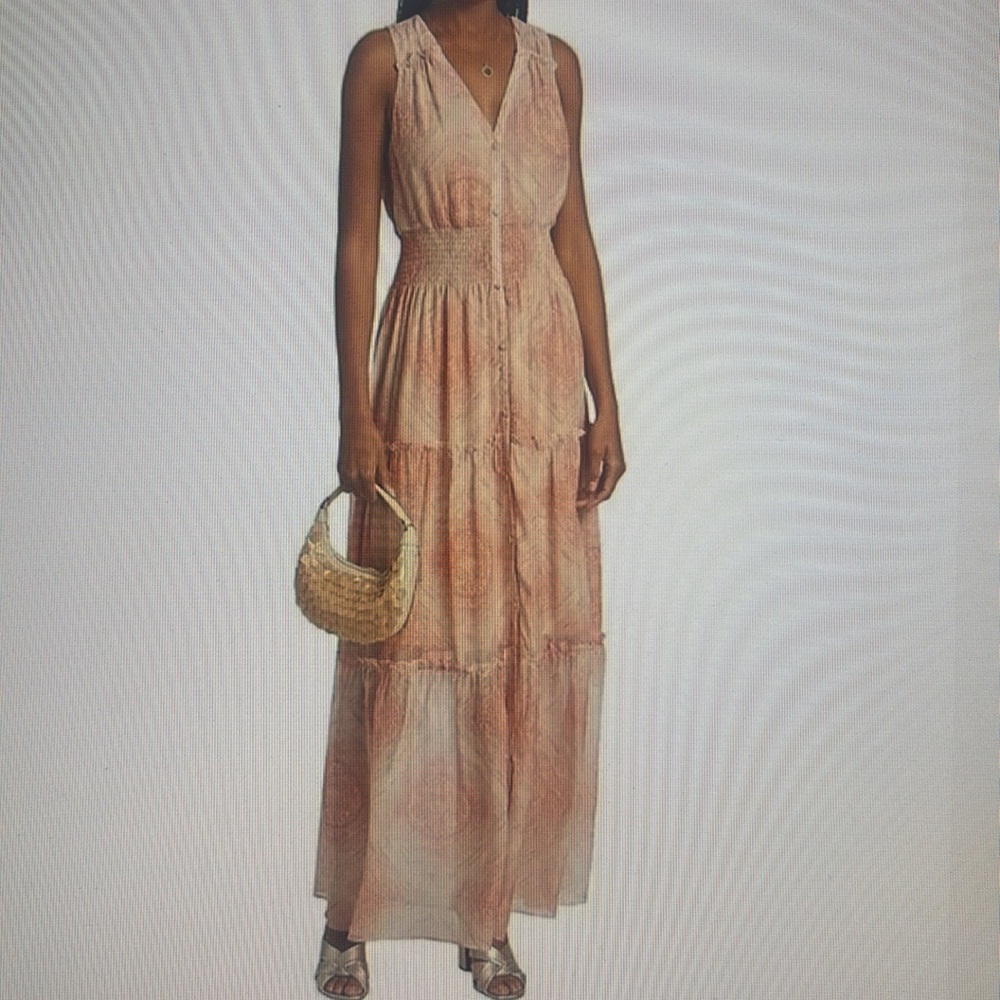 NWT Ramy Brook Poppy Printed Silk Maxi Dress
XS